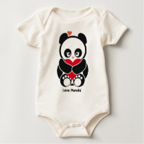 Fato de Panda® do amor Camisetas
