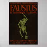 Faustus por Christopher Marlowe Impressão