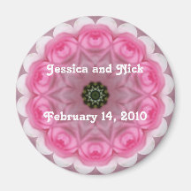 Favor Wedding personalizado Imãs