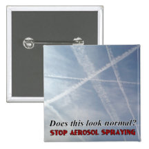 Faz este botão normal de Chemtrail do olhar Botons