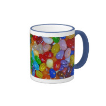 Feijões de geléia caneca