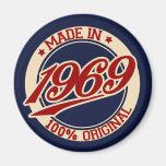 Feito em 1969 imãs