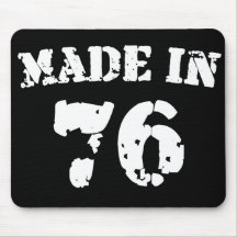 Feito em 1976 mousepad