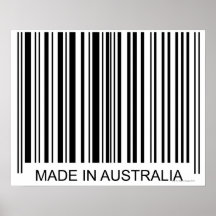 Feito em Austrália Pôsteres