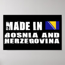 Feito em Bósnia e em Herzegovina Impressão