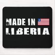 Feito em Liberia Mouse Pads