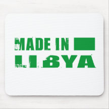 Feito em Líbia Mousepads