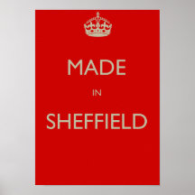 Feito em Sheffield Poster