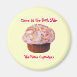 Felicidade do cupcake imã de geladeira