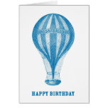 Feliz aniversario Baloon Cartao