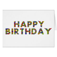 feliz aniversario cartão