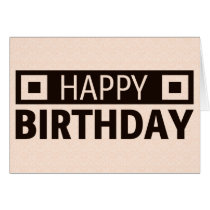 Feliz aniversario cartões
