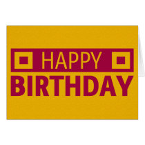 Feliz aniversario cartões