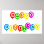Feliz aniversario impressão