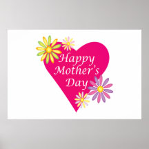 Feliz dia das mães impressão