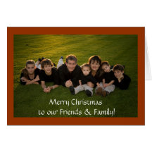 Feliz Natal a nossos amigos & família Cartão