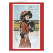 Feliz Natal do vintage Cartões