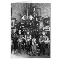 Feliz Natal em Tarrytown, 1905 Cartão