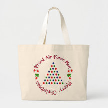 Feliz Natal (mamã da força aérea) Bolsa