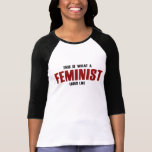 Feminista Camiseta