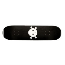 Ferida de bala 2 do crânio do smiley skate