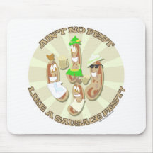 Fest da salsicha! mouse pad
