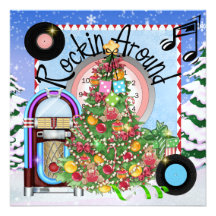 Festa de Natal de balanço - SRF Convite Personalizado