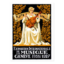 Festival de música do International 1927 Cartão Postal