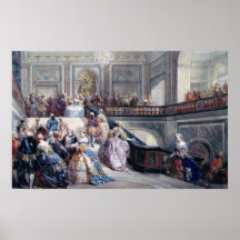 Fete no castelo de Versalhes Poster