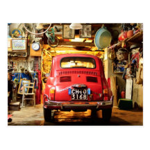Fiat 500, Cinquecento em Italia Cartão Postal