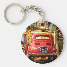 Fiat 500 em Italia Chaveiro
