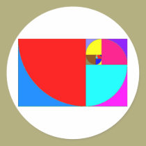 fibonacci espiral adesivos