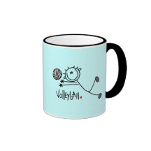 Figura básica camiseta e presentes da vara do vole caneca