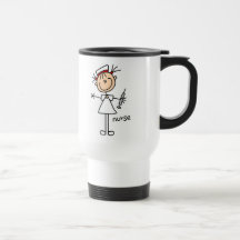 Figura caneca da vara da enfermeira
