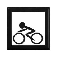 Figura da vara do ciclismo porta treco