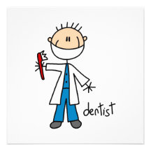 Figura da vara do dentista convite