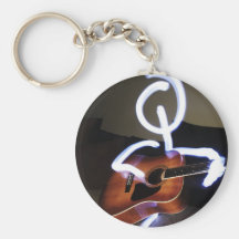 Figura da vara que joga o chaveiro da guitarra