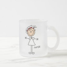 Figura simples camiseta e presentes da vara da enf caneca