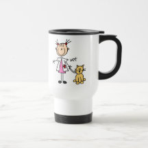 Figura veterinária caneca da vara