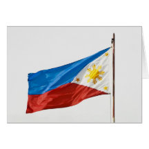 Filipinas embandeiram (10) cartão