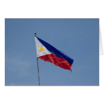 Filipinas embandeiram (3) cartoes