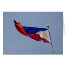 Filipinas embandeiram (4) cartoes