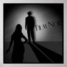 filme clássico do vintage noir impressão