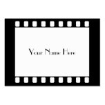 filme de 35mm, seu nome aqui cartão de visita