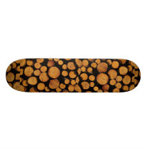 Fim-acima dos registros skateboard