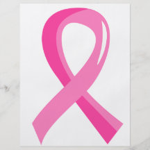 Fita cor-de-rosa 3 do cancro da mama modelos de panfleto