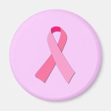 Fita cor-de-rosa ima de geladeira