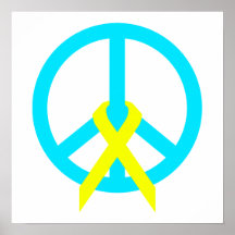 Fita da paz da cerceta posters