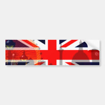 Flag_ Londres-Britânico Adesivos