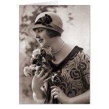Flapper do vintage (8) cartões
